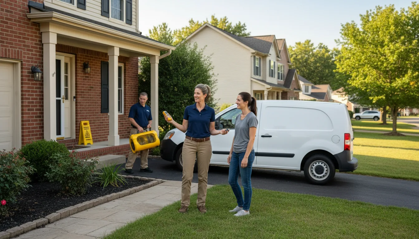 Water restoration image for Home Water Damage Repair in Van Dyne, WI
